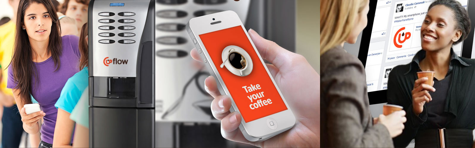 IQUII è partner tecnico di CupFlow, la prima macchina del caffè che funziona tramite Facebook