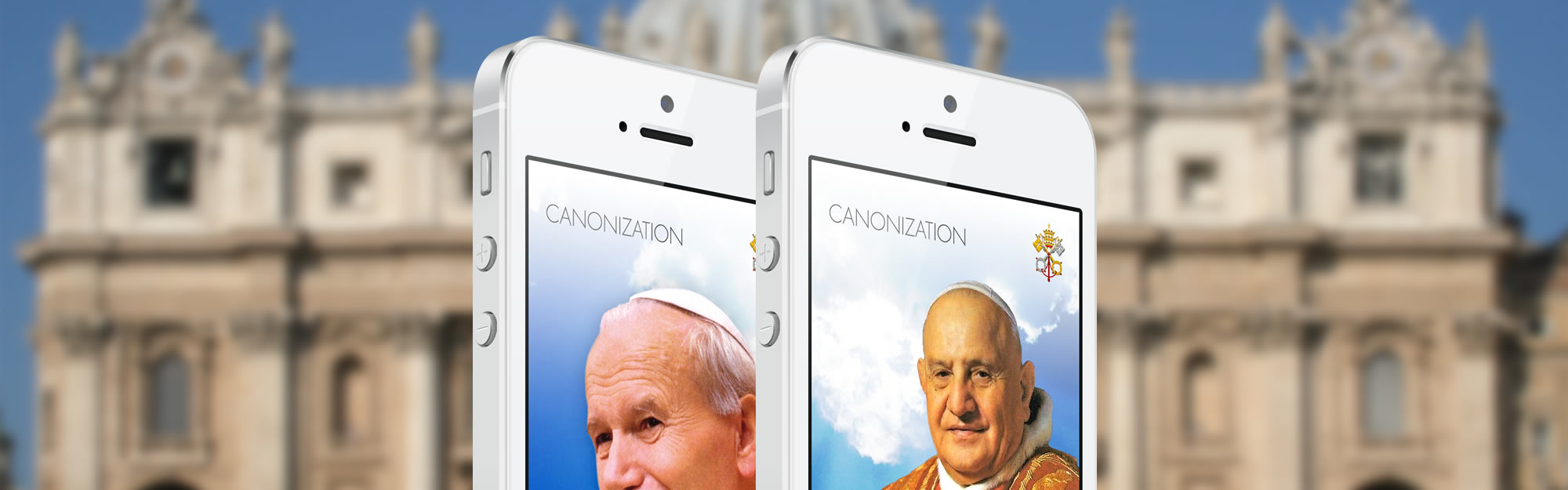 Iquii lancia le App ufficiali per la canonizzazione di Giovanni Paolo II e Giovanni XXIII