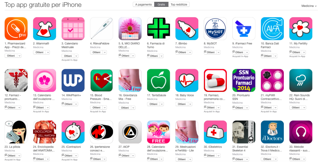 Top App Medicina iTunes