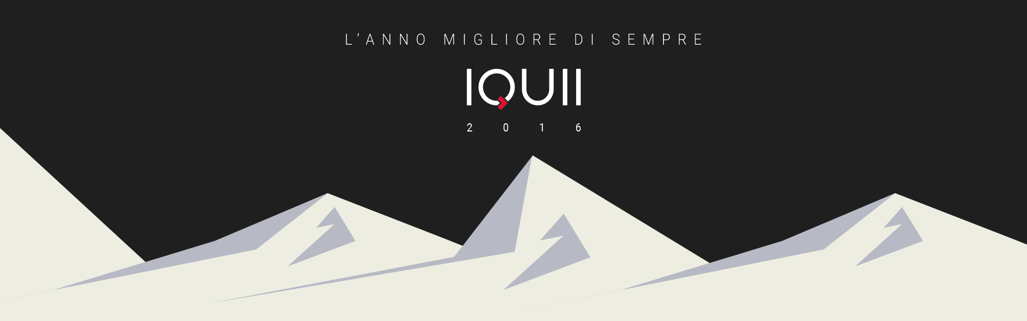 Il 2016 di IQUII: la consapevolezza di voler andare oltre Il 2016 di IQUII: la consapevolezza di voler andare oltre