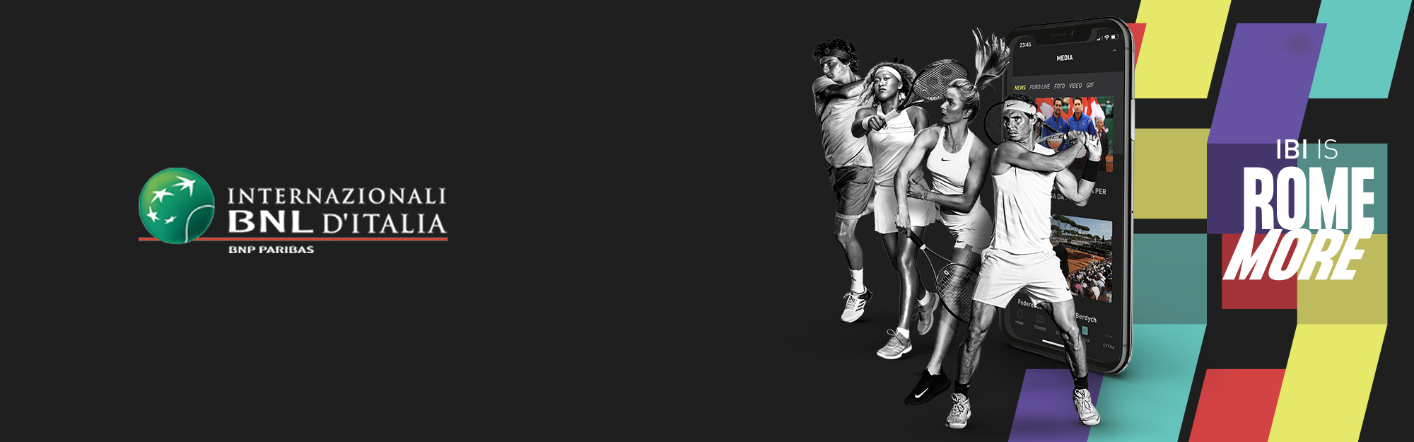 Al via gli Internazionali BNL d’Italia: IQUII è Official Digital Partner della Federazione Italiana Tennis con l’app #IBI19