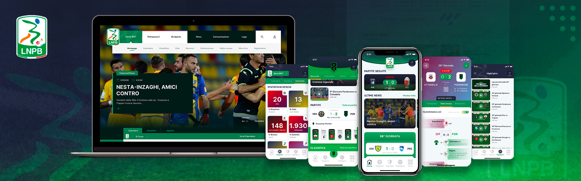 Lega B: presentate a Pisa la nuova versione dell’app e del sito internet realizzate da IQUII Lega B: presentate a Pisa la nuova versione dell’app e del sito internet realizzate da IQUII